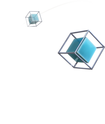 orbit with cubes PNG, SVG