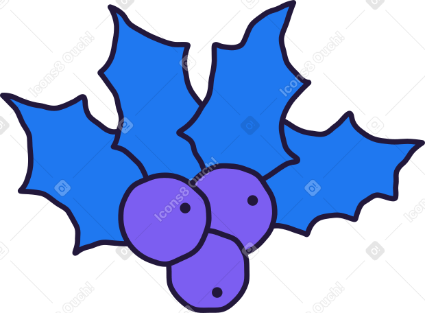 holly berry Illustration in PNG, SVG