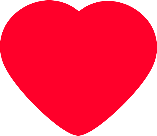 red heart Illustration in PNG, SVG