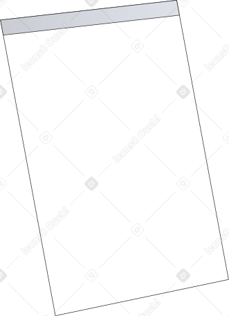 Weißes geneigtes rechteck PNG, SVG