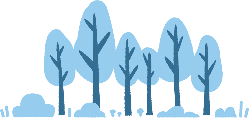 forest Illustration in PNG, SVG