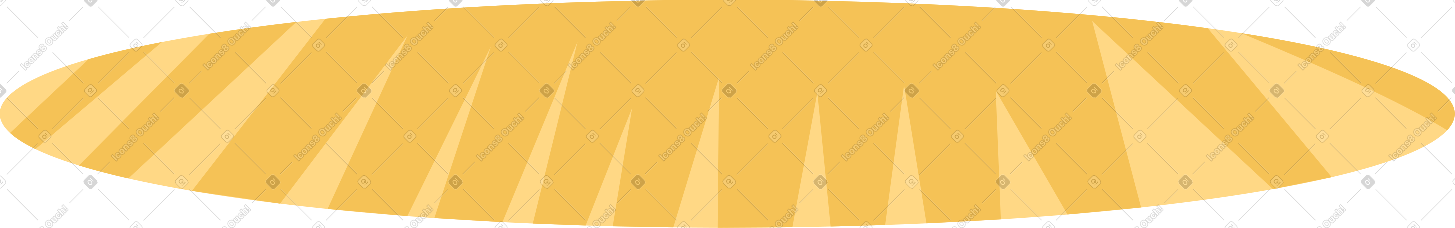 yellow oval carpet PNG, SVG