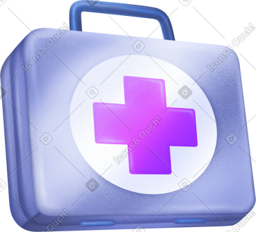 Medical first aid case PNG, SVG