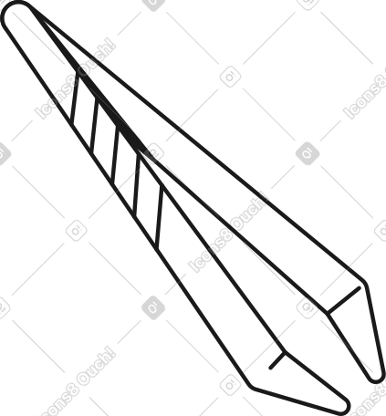 white tweezers PNG, SVG