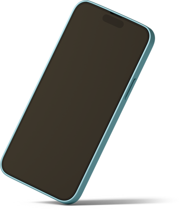 side view of a black phone screen PNG, SVG