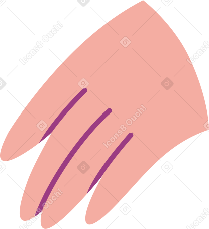 Часть руки в PNG, SVG