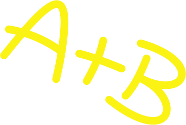 A+b text PNG, SVG