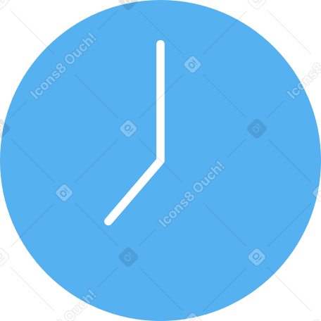 seven o'clock Illustration in PNG, SVG