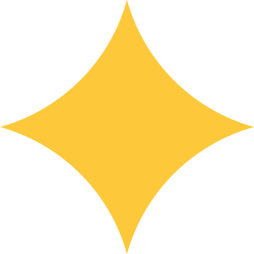 Gelber viereckiger stern PNG, SVG