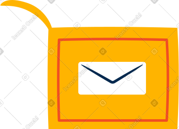 Open letter box PNG, SVG