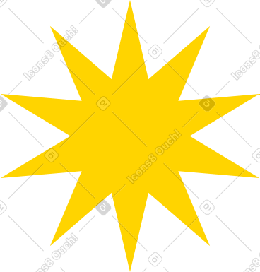 黄色星形 PNG, SVG