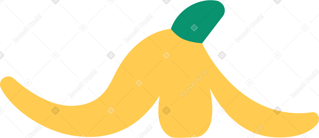 banana peel PNG, SVG