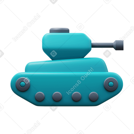 3D tank PNG, SVG