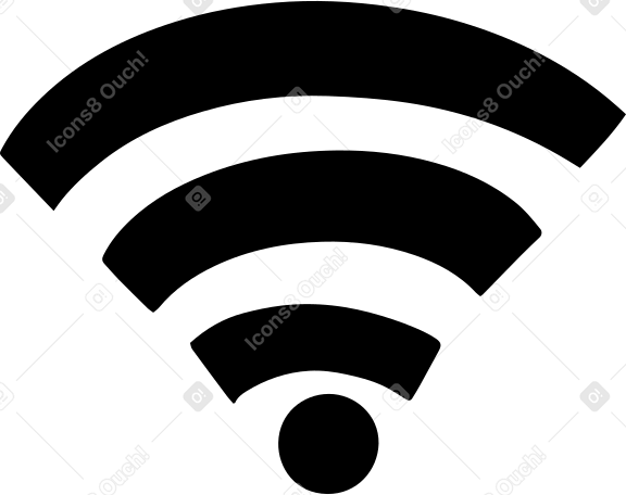 Знак wi-fi в PNG, SVG
