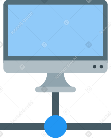 network Illustration in PNG, SVG