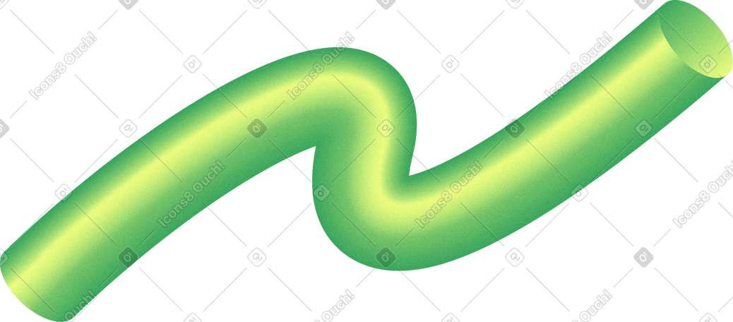 green tube PNG, SVG