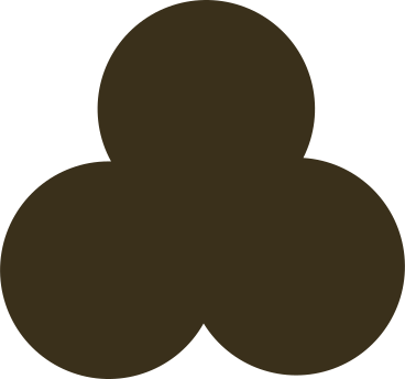 Brown trefoil PNG、SVG
