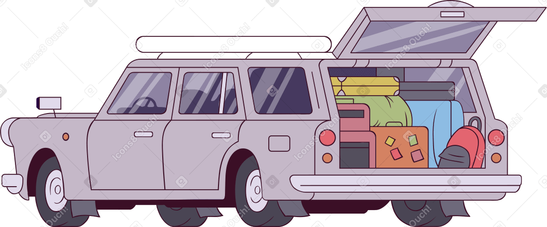 car Illustration in PNG, SVG