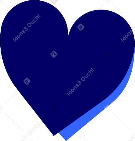 Наклейка в форме сердца в PNG, SVG