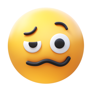 woozy face emoji PNG, SVG