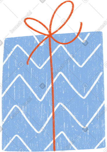 Handdrawn gift PNG, SVG