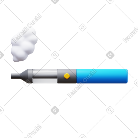 3D electronic cigarette PNG, SVG