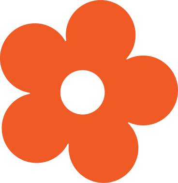 красный цветок в PNG, SVG