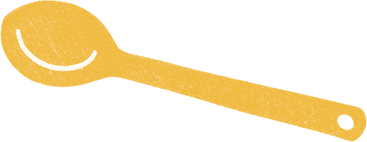 yellow spoon PNG, SVG