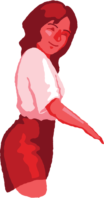 Smiling woman PNG、SVG