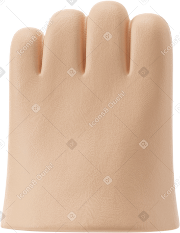 3D Handfläche der linken hand PNG, SVG