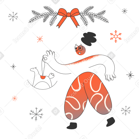 Decorazione natalizia PNG, SVG