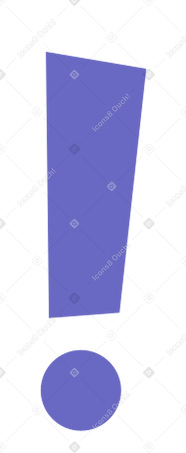 exclamation point Illustration in PNG, SVG