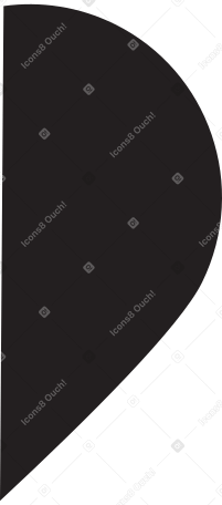 Черная тень кактуса в PNG, SVG