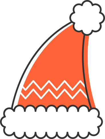 クリスマスの帽子 PNG、SVG