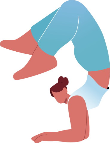 woman in elbow yoga stand PNG, SVG