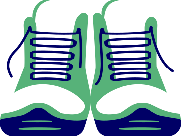 two lace-up shoes PNG, SVG