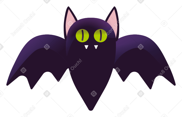 Adesivo de morcego PNG, SVG