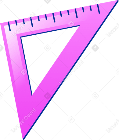 Regla triangular PNG, SVG