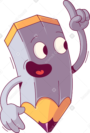 gray pencil Illustration in PNG, SVG