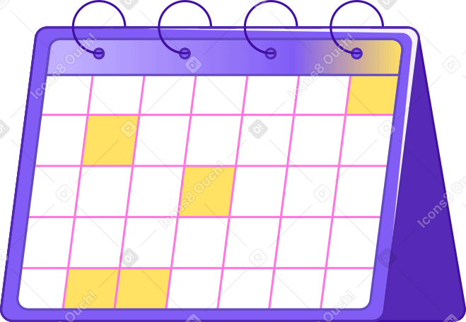 calendario PNG, SVG