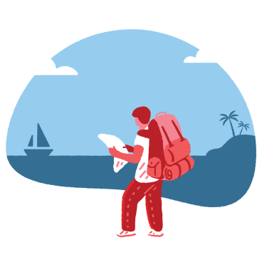 Turista con mochila PNG, SVG
