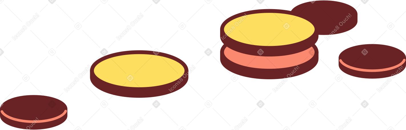 монеты в PNG, SVG