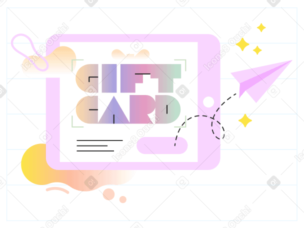Cartão presente PNG, SVG