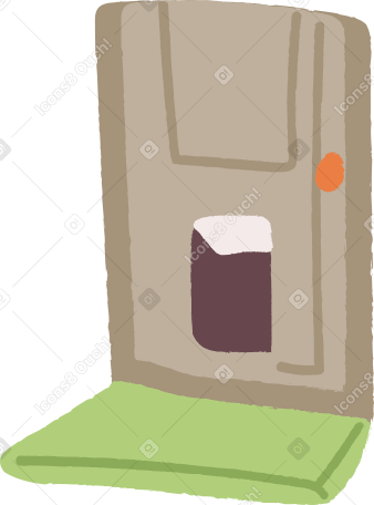 Дверной клапан в PNG, SVG