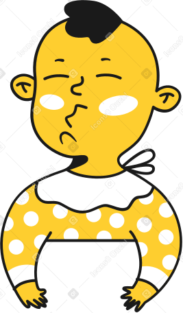 child drinking Illustration in PNG, SVG
