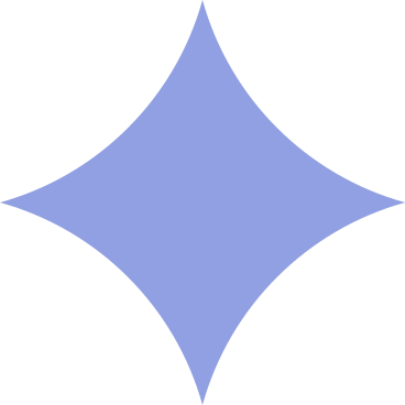 Blauer viereckiger stern PNG, SVG