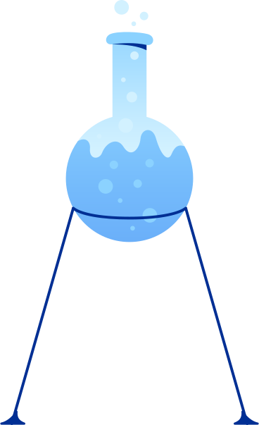 boiling flask on tripod PNG, SVG