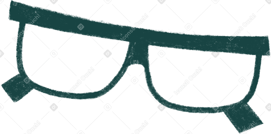 oxford glasses Illustration in PNG, SVG