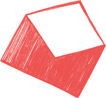 red open letter PNG, SVG
