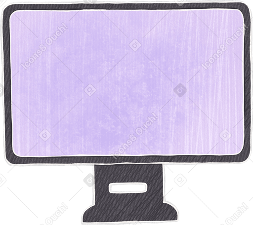 black computer screen PNG, SVG